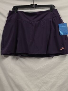 Brooks Berry Purple Women's Running Skort with Blue Tag